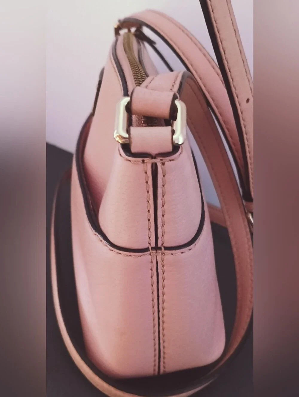 Kate Spade Pink Leather Crossbody Bag